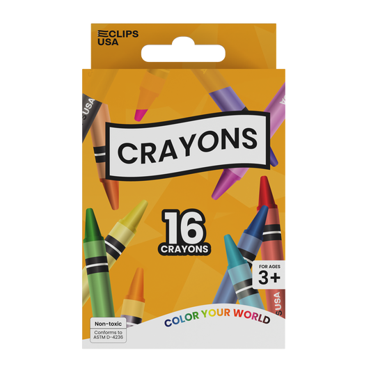 Standard Crayons - 16-count, Assorted Classic Colors