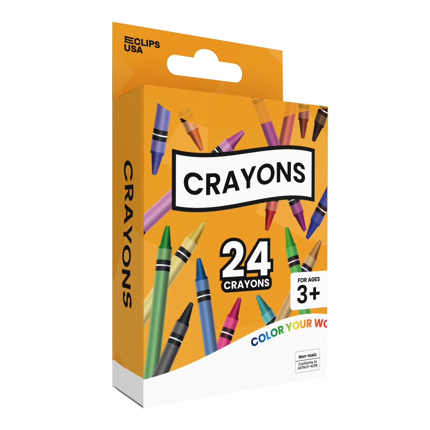 Standard Crayons - 24-count, Assorted Classic Colors