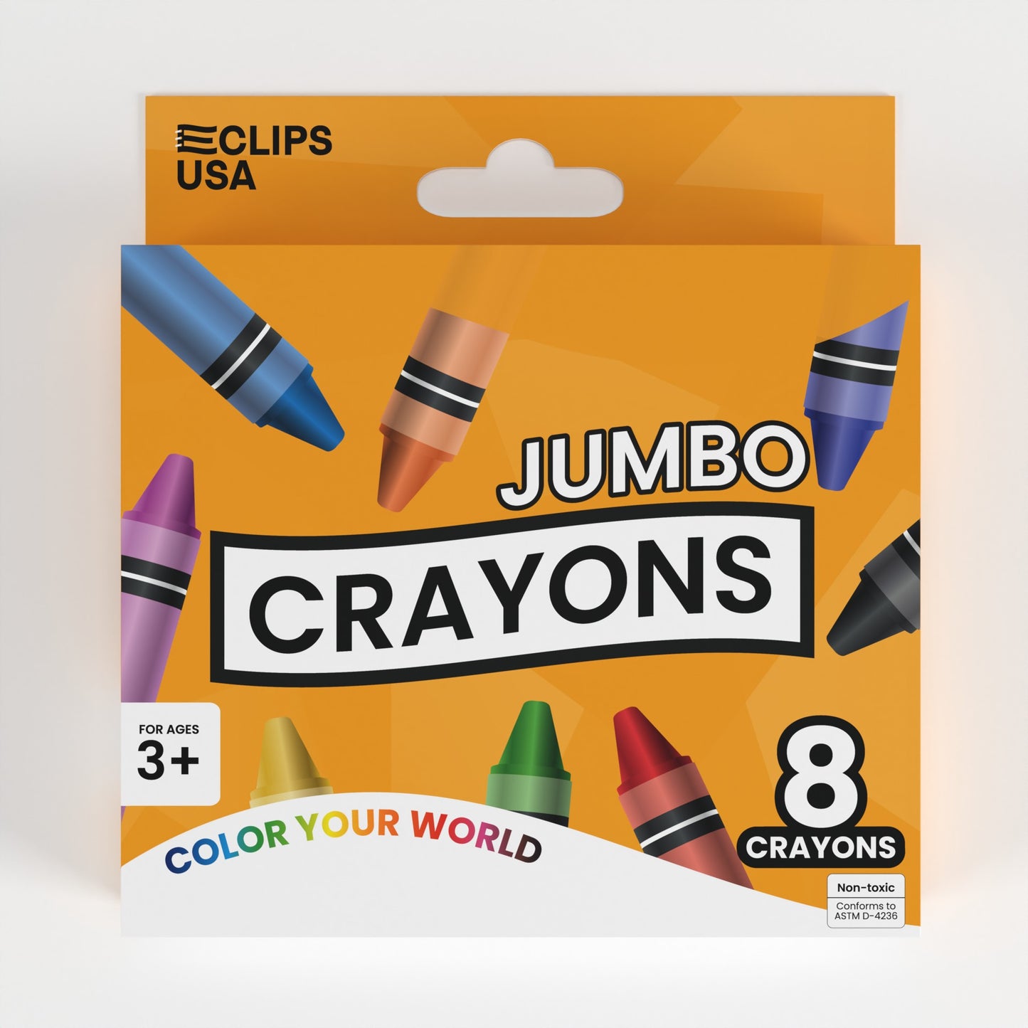 Jumbo Crayons - 8-count, Assorted Classic Colors