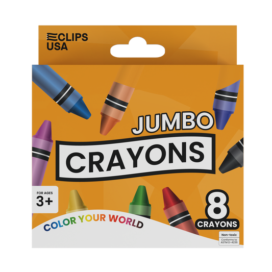 51388: Jumbo Crayons - 8 Pack