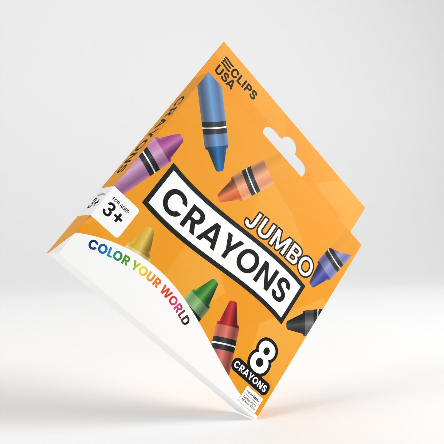 Jumbo Crayons - 8-count, Assorted Classic Colors