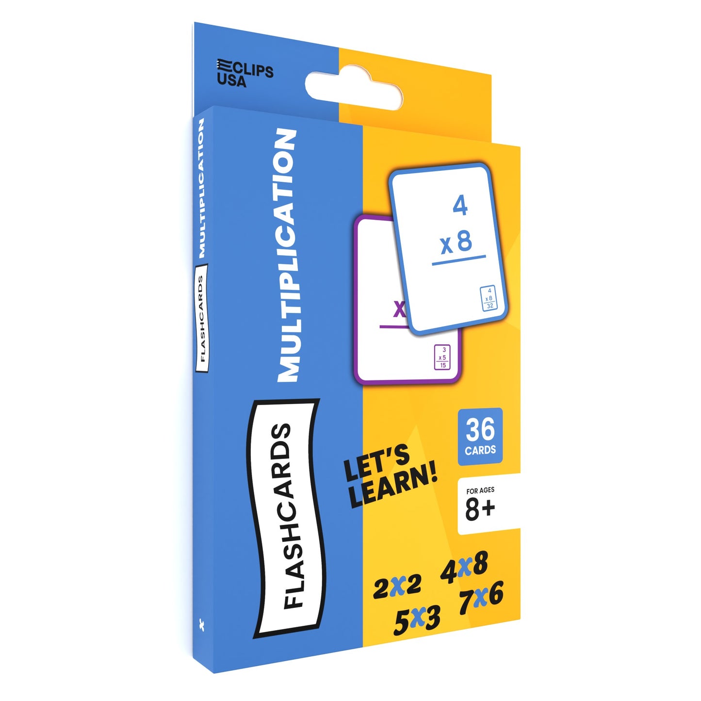 Multiplication Flash Cards - Set Of 36 Cards