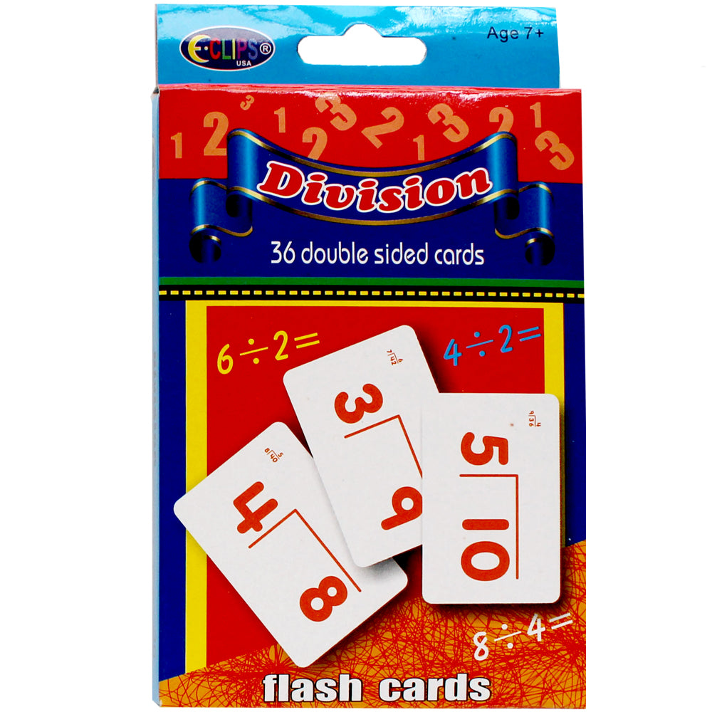 59115: Flash Cards, Division, 36 Cards