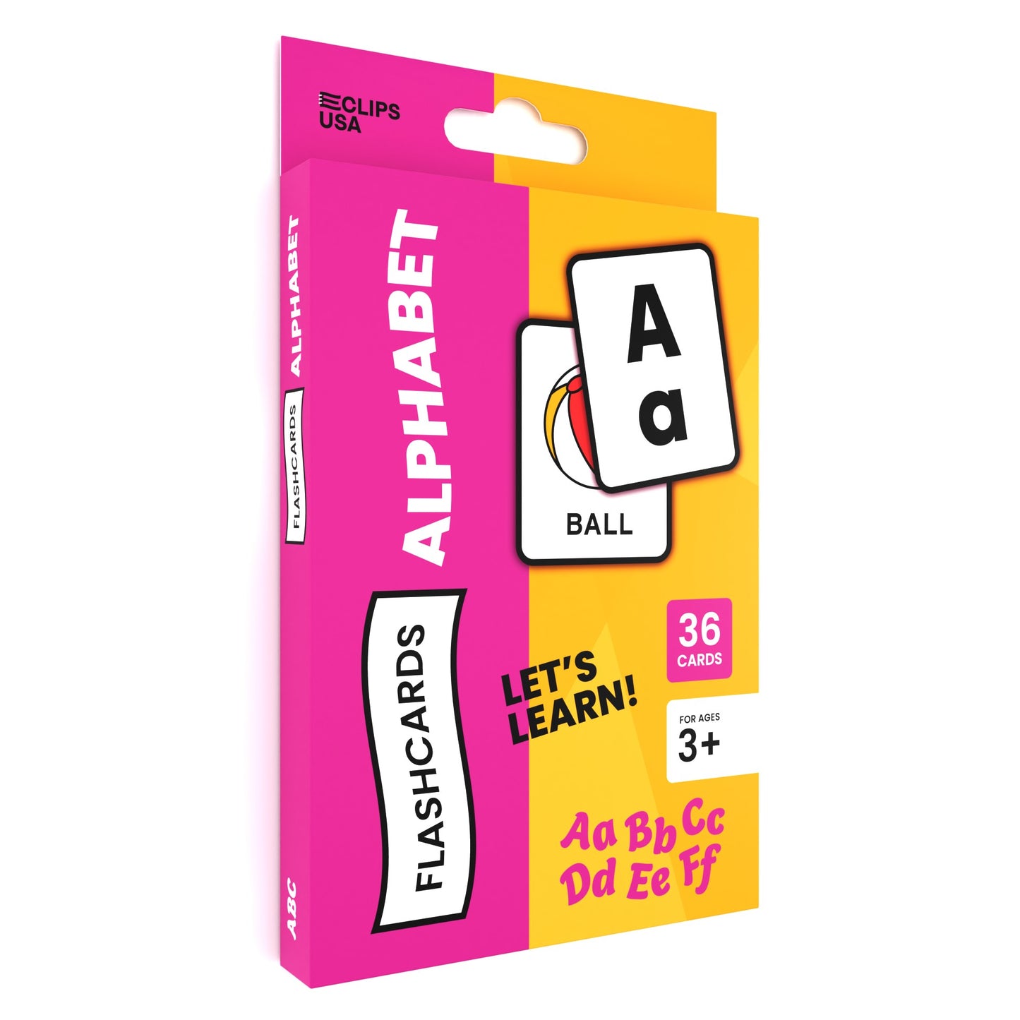 Alphabet Flash Cards - Set Of 36 Cards