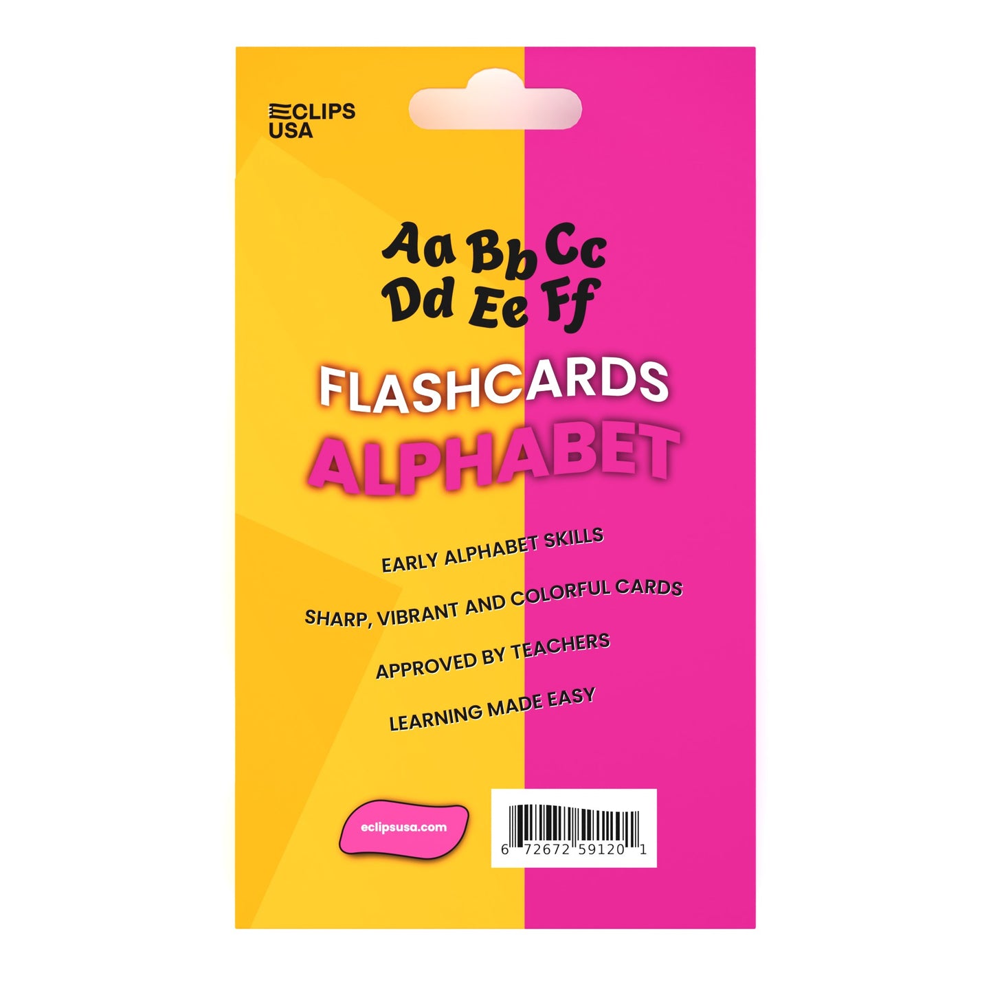 Alphabet Flash Cards - Set Of 36 Cards