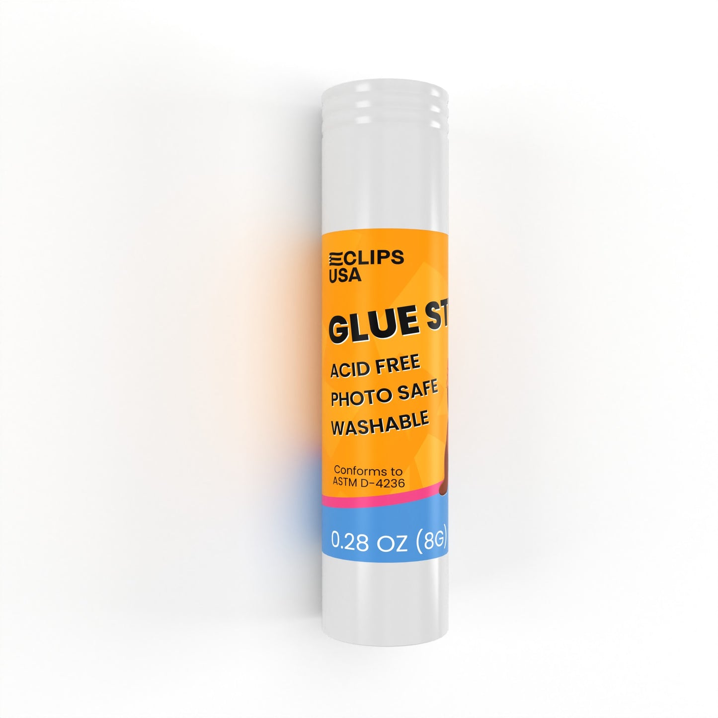 All-Purpose Clear Glue Sticks: 0.28 oz, Washable, Acid-Free, Photo-Safe, Case of 500 Units