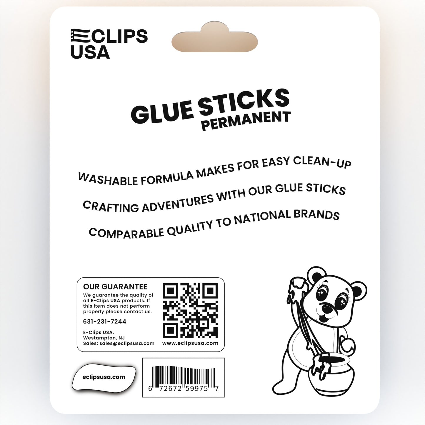 All-purpose Glue Sticks - Washable, Acid-free, Photo-safe, 5 Pack, 0.316 Oz