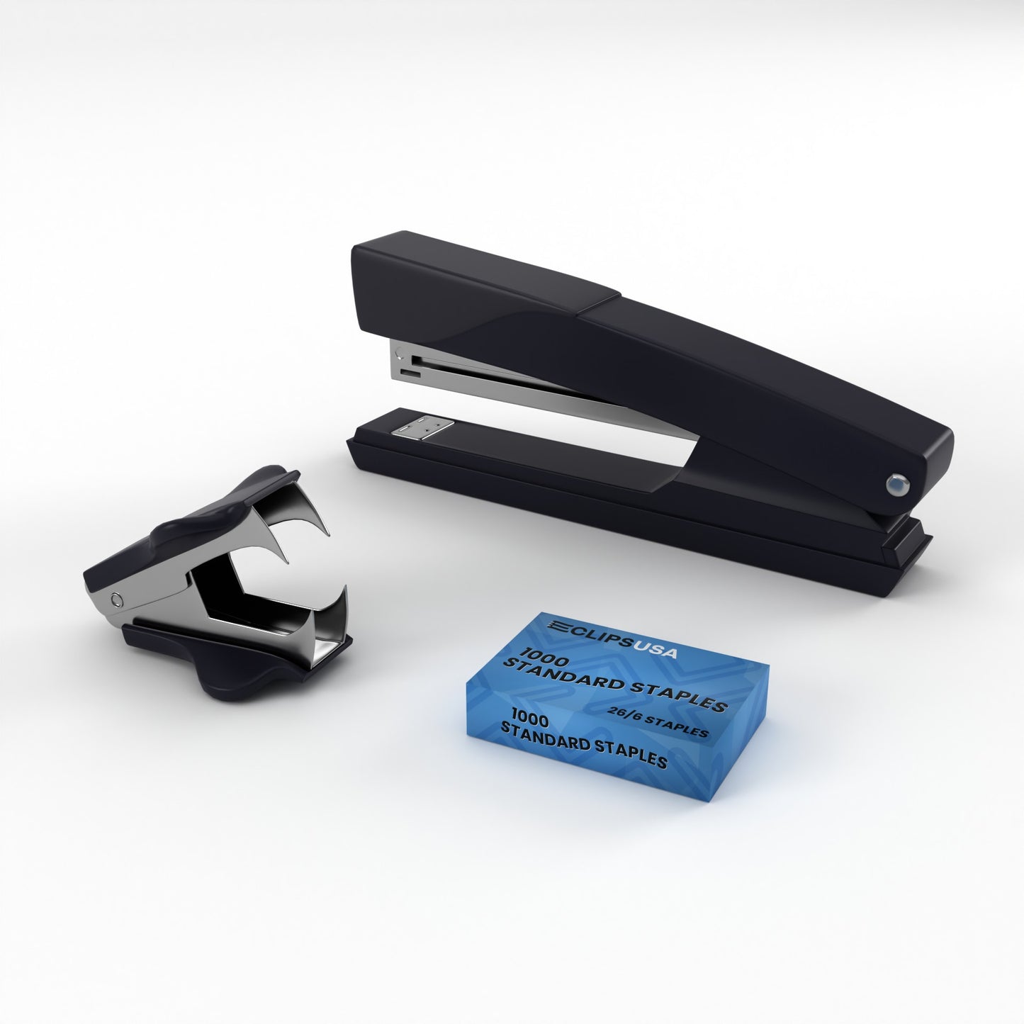 Stapler Set - Includes Full-strip Desktop Jam-free Stapler With 20 Sheet Capacity, Staple Remover, And 1000 Standard (26/6) Staples