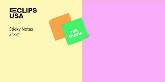 Sticky Notes - 3 X 3 Inches, 2400 (24 Pads Of 100) Sheets, Assorted Colors