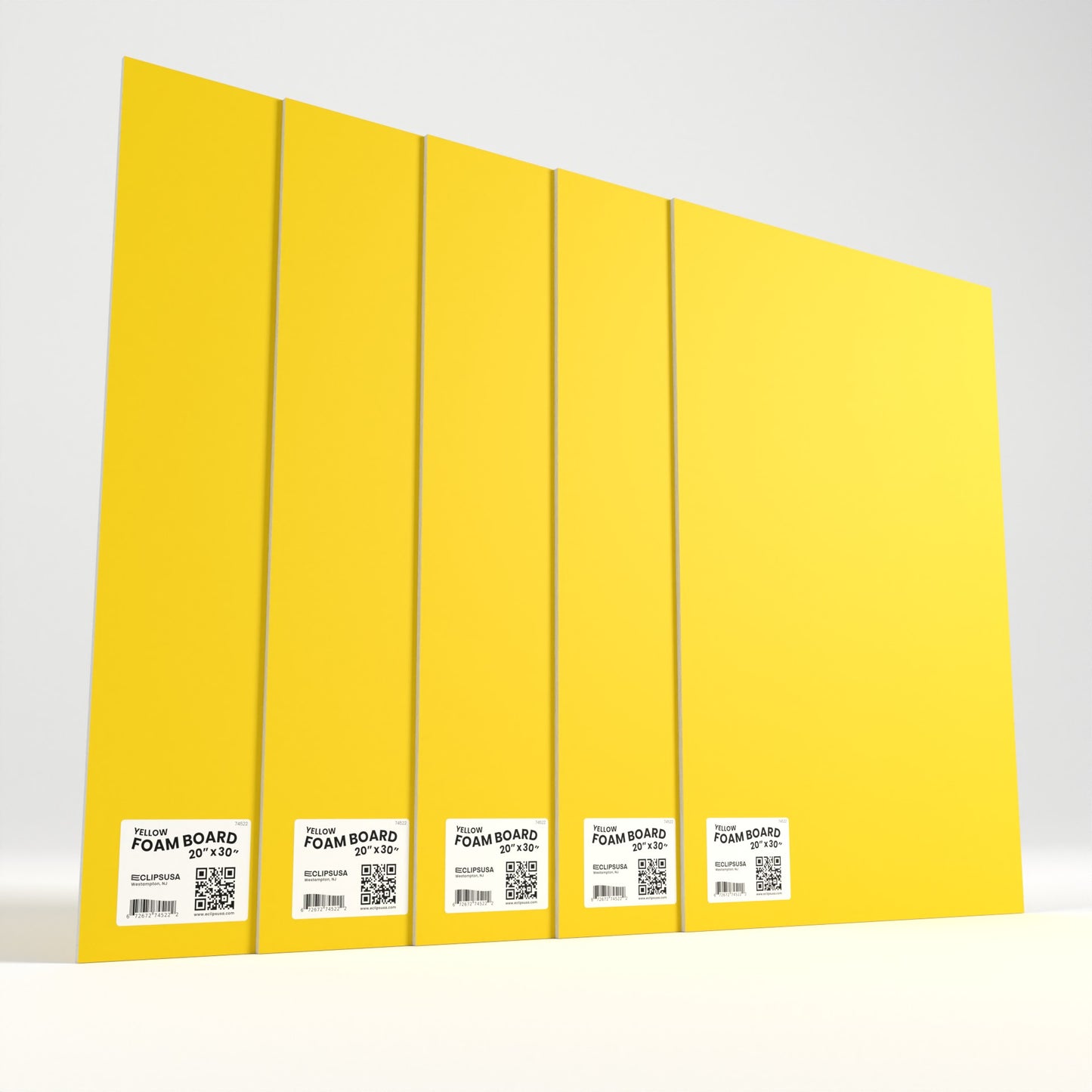 Yellow Foam Boards - 20 X 30 Inches