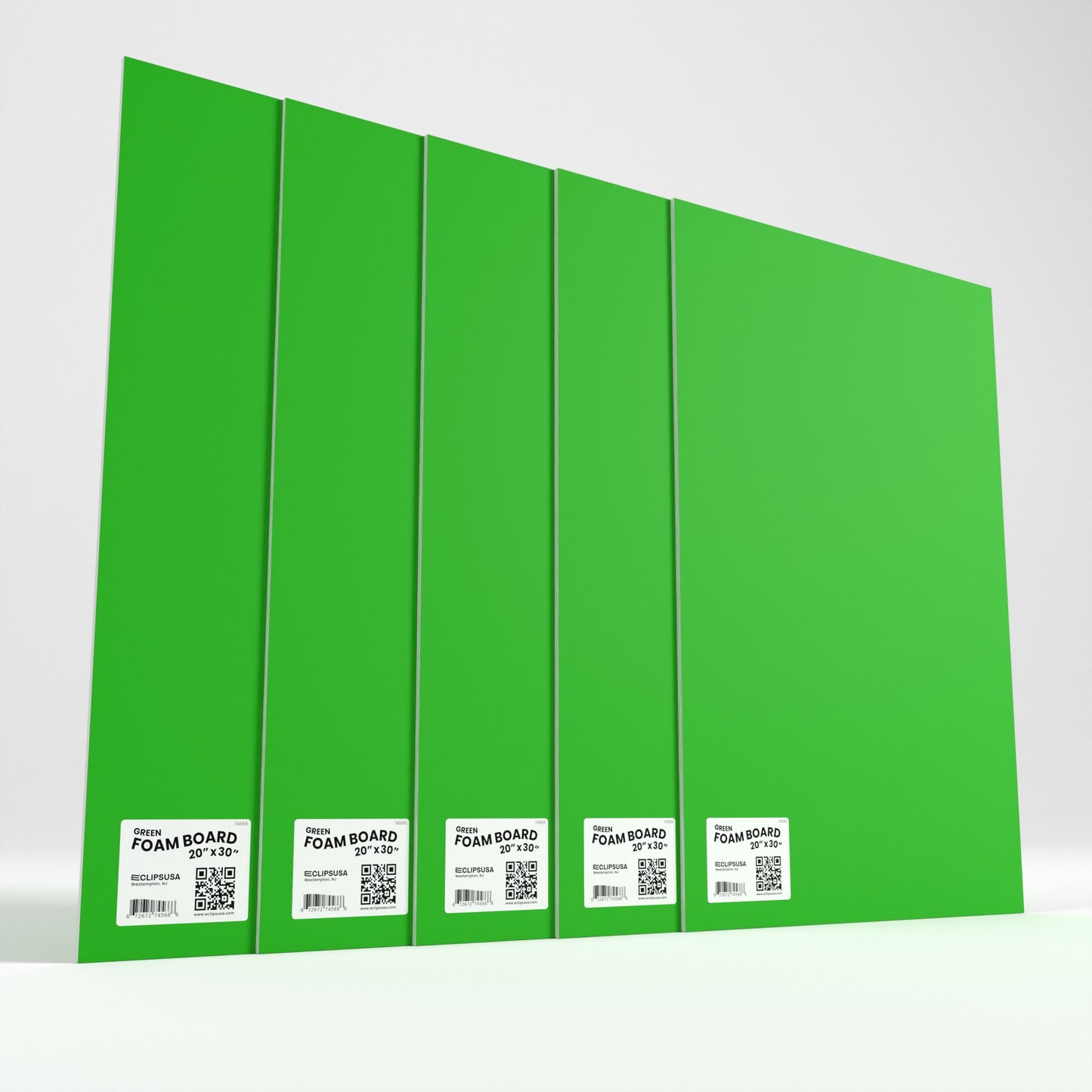 74566: Green Foam Boards, 20x30