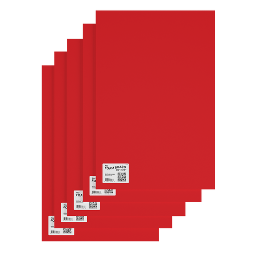 74588: Red Foam Boards, 20x30