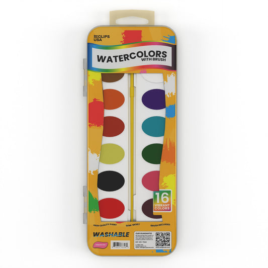 Front facing image of Watercolor Paint Kit.