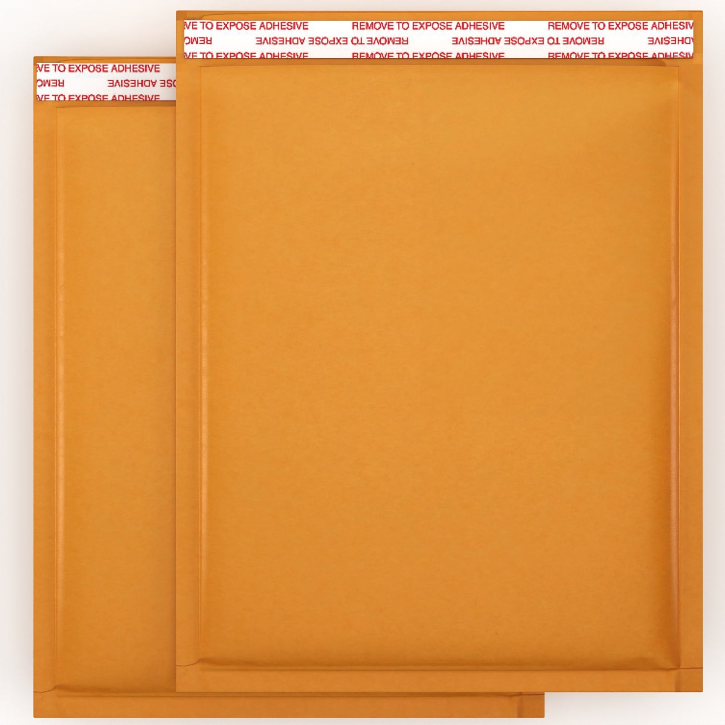 Kraft Padded Bubble Mailer Envelopes - Peel & Seal Closure, 8.5 X 11 Inches, 2-count