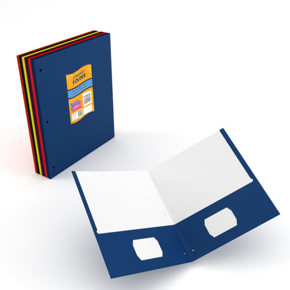 Paper Folders: Binder Pockets, (Assorted Colors), units/100