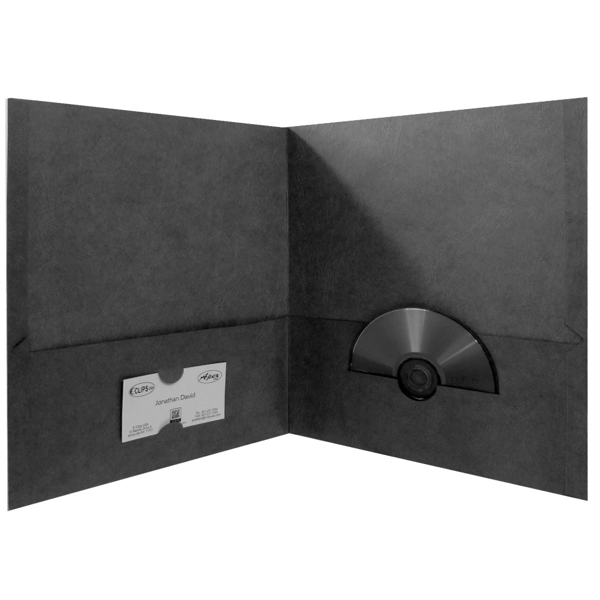 Paper Folders: 9 x 12, (Black), units/100