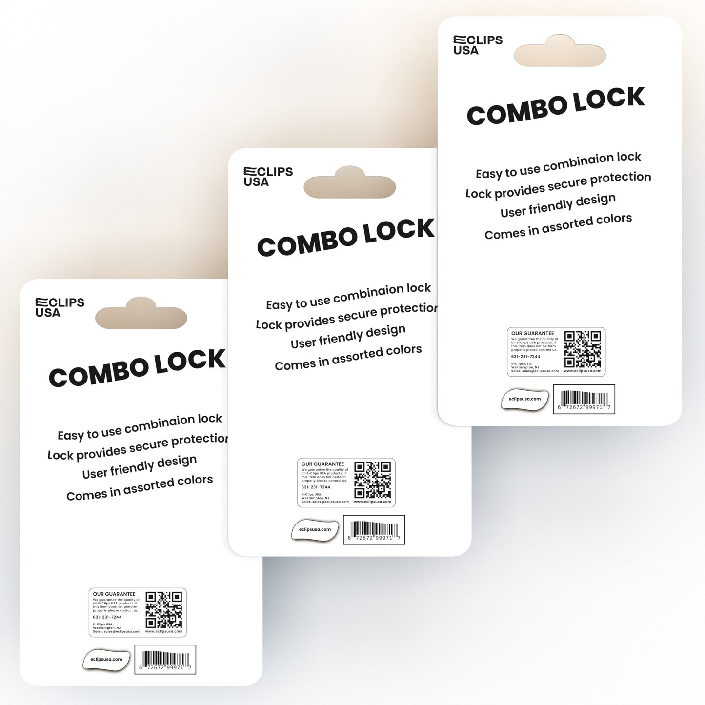 Combination Lock - School And Gym Locker, Assorted Colors