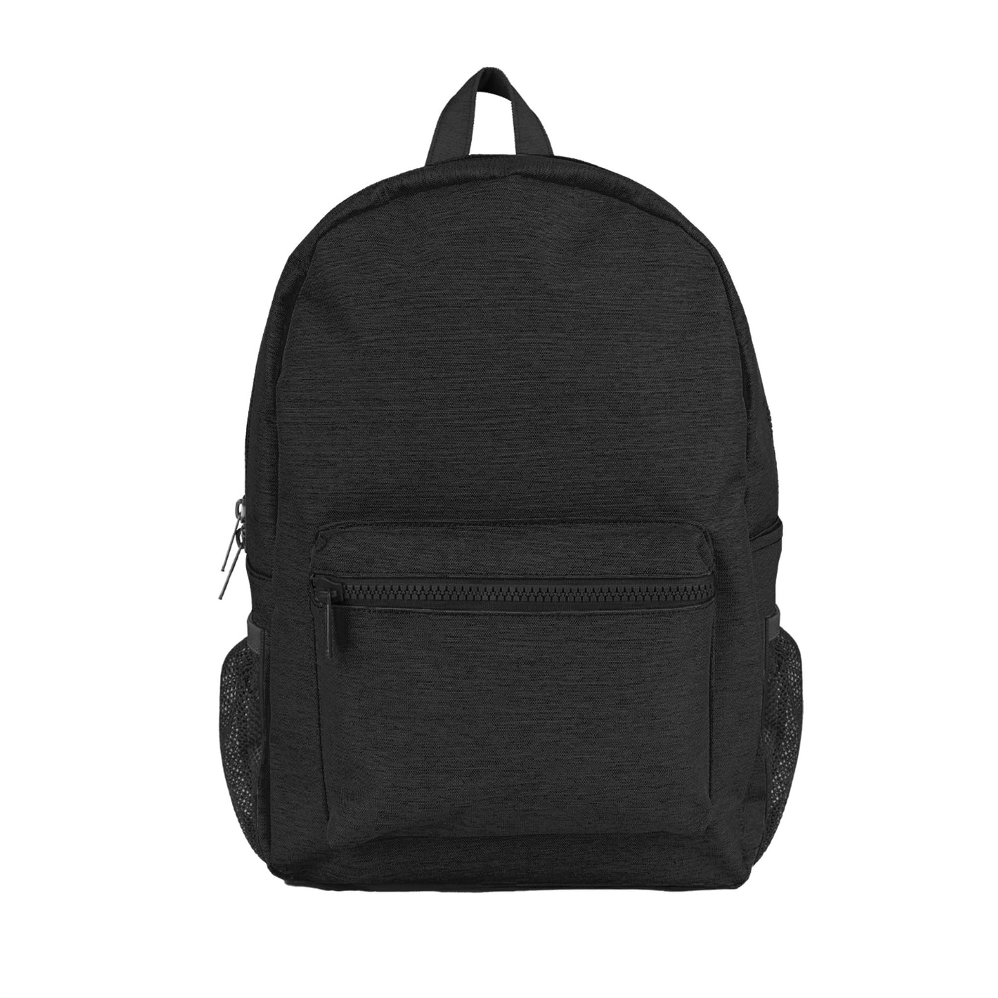 17" Backpacks – Padded Back & Straps #10 Zipper - Black 24 Pack
