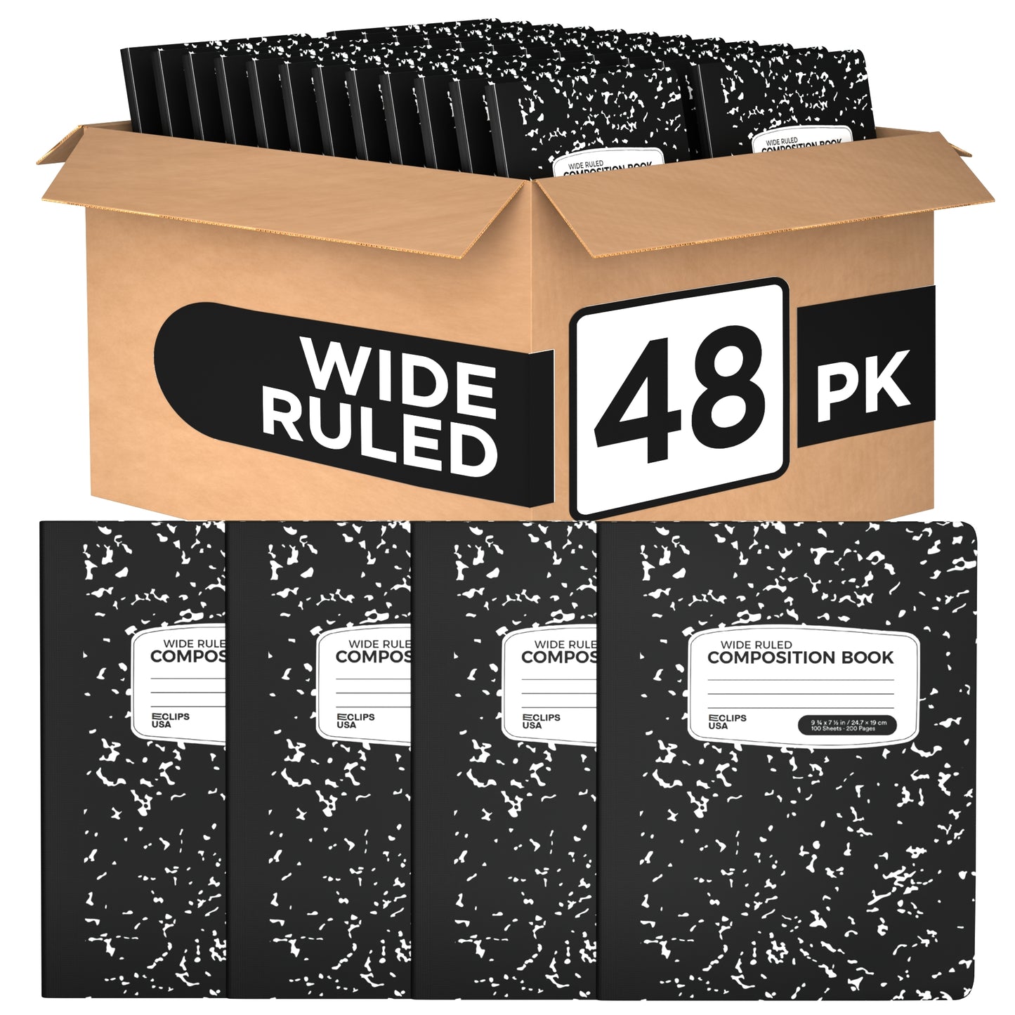 Composition Book, 100 Sheets, Wide Ruled